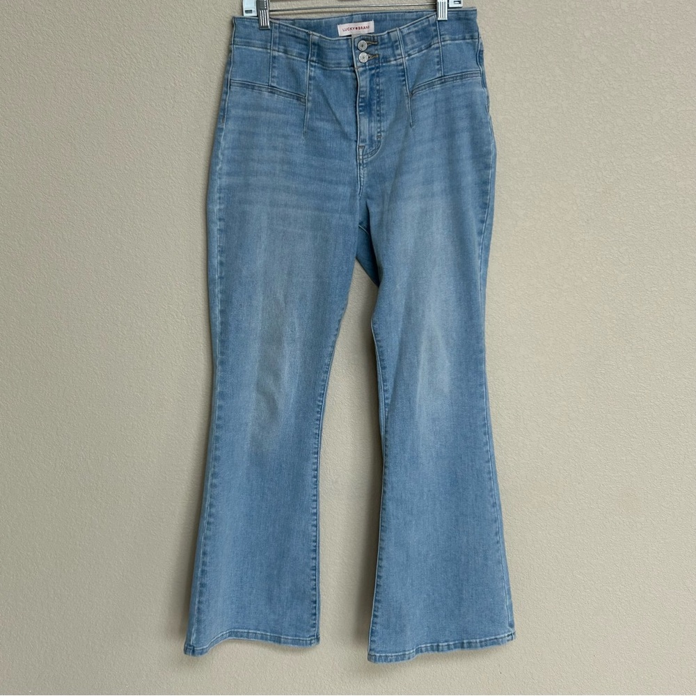 Lucky Brand Stevie High Risd Light Blue Flare Jeans